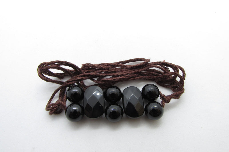 Black Tourmaline Rakhi - Protective & Grounding Energy | Brahmatells - BrahmatellsStore