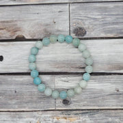 Blue Aragonite Bead Bracelet for Mindful Serenity | Brahmatells - BrahmatellsStore