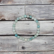 Blue Aragonite Bead Bracelet for Mindful Serenity | Brahmatells - BrahmatellsStore