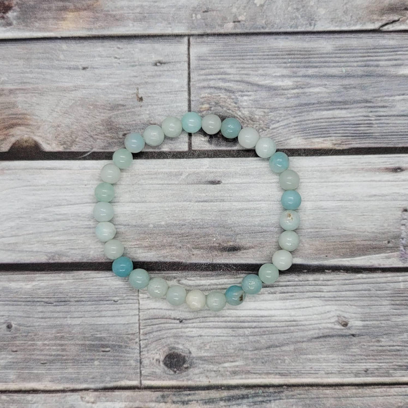 Blue Aragonite Bead Bracelet for Mindful Serenity | Brahmatells - BrahmatellsStore
