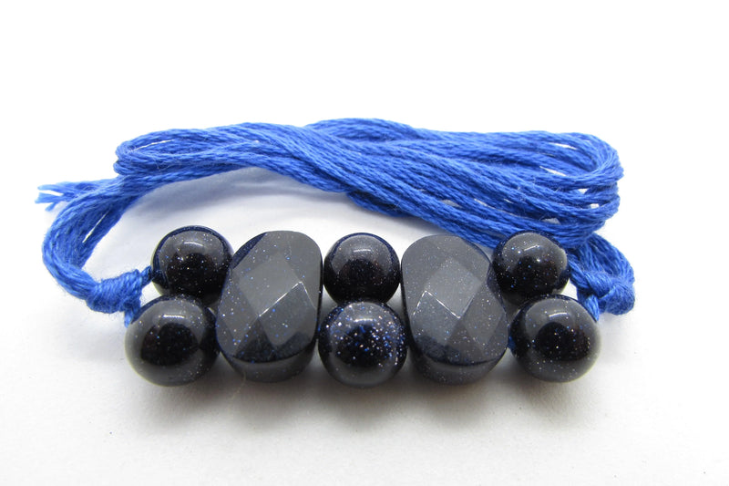 Blue Gold Stone Rakhi - BrahmatellsStore