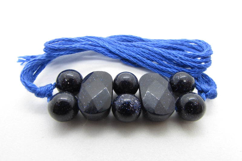 Blue Gold Stone Rakhi - BrahmatellsStore