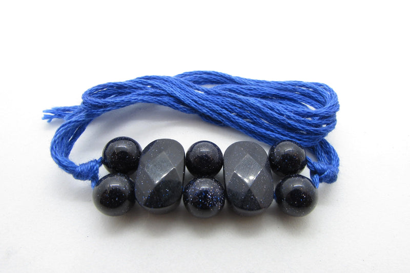 Blue Gold Stone Rakhi - BrahmatellsStore