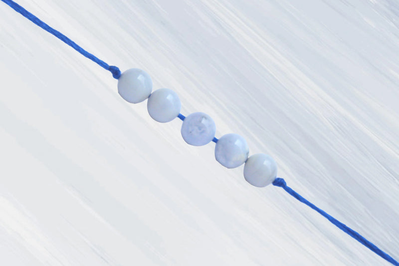 Blue Lace Agate Band - BrahmatellsStore