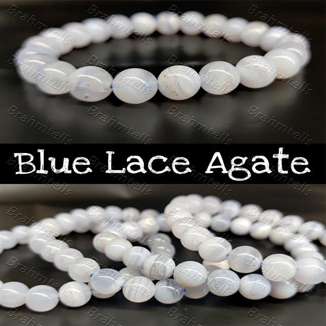 Blue Lace Agate Soothing Bracelet | Brahmatells - BrahmatellsStore