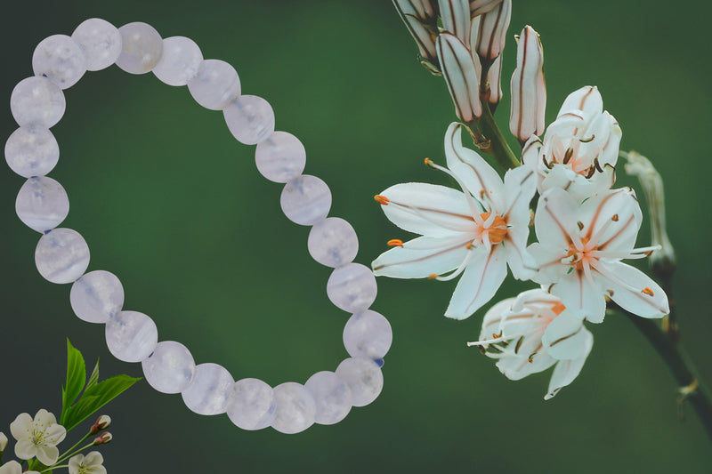 Blue Lace Agate Soothing Bracelet | Brahmatells - BrahmatellsStore