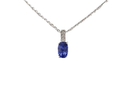 Blue Sapphire Berry-Blue Pendant: Saturn's Elegance | Brahmatells - BrahmatellsStore
