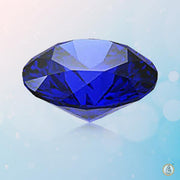 Blue Sapphire deep-blue-round BTBS110GSM - BrahmatellsStore