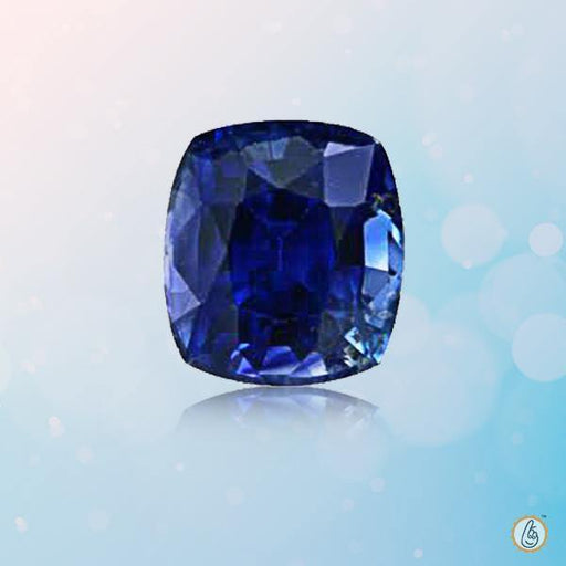 Blue Sapphire deep-blue-square BTBS114GSM - BrahmatellsStore