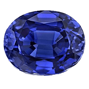 Blue Sapphire Oval BTBS101GSM - BrahmatellsStore