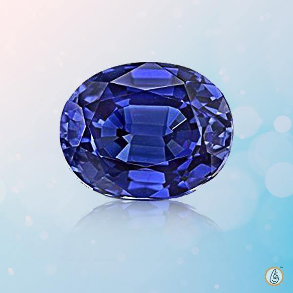 Blue Sapphire Oval BTBS101GSM - BrahmatellsStore