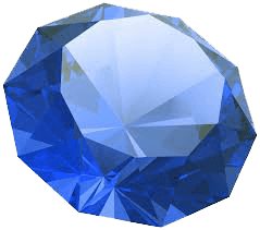 Blue Sapphire Round BTBS111GSM - BrahmatellsStore