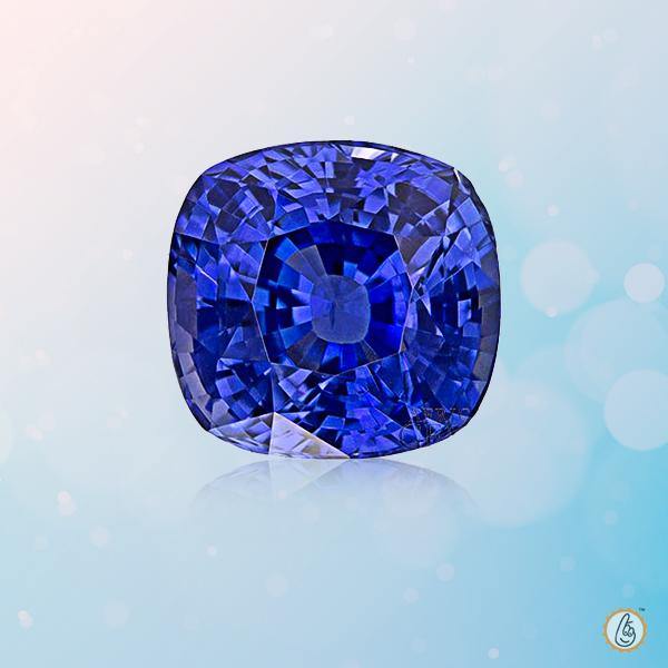 Blue Sapphire square BTBS126GSM - BrahmatellsStore