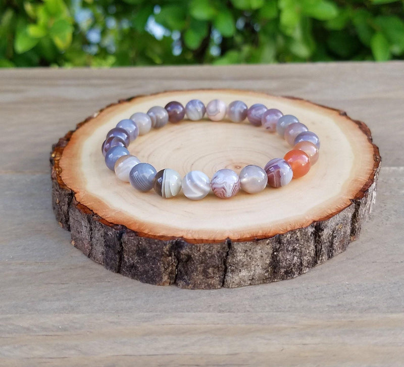Botswana Agate Spiritual Bracelet | Brahmatells - BrahmatellsStore