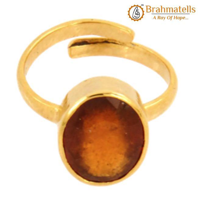 Brahmatells African Hessonite Gomed: Saturn's Astrological Gemstone - BrahmatellsStore