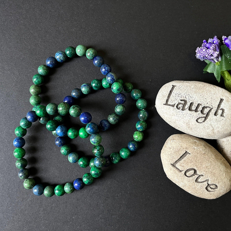 Brahmatells Azurite Malachite Crystal Bracelet – Unite Style and Spirit - BrahmatellsStore