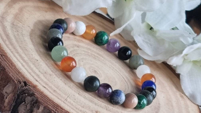 Brahmatells Blood Pressure Gemstone Bracelet - Healing & Balance - BrahmatellsStore