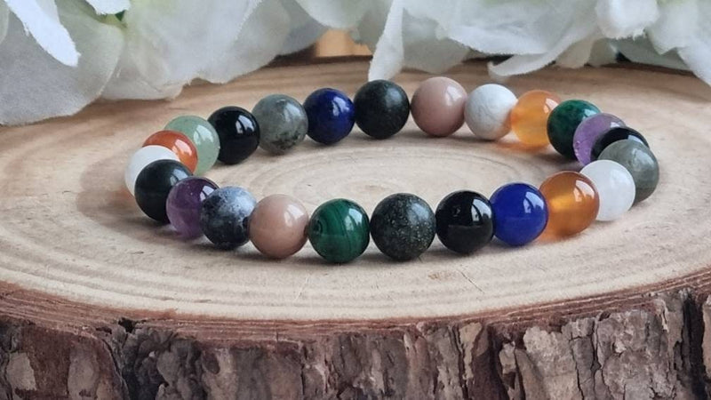 Brahmatells Blood Pressure Gemstone Bracelet - Healing & Balance - BrahmatellsStore