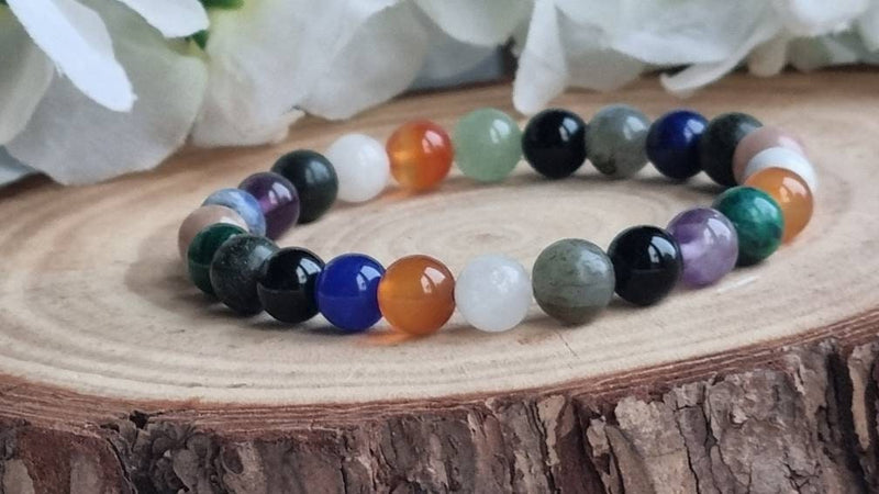 Brahmatells Blood Pressure Gemstone Bracelet - Healing & Balance - BrahmatellsStore