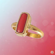 Brahmatells Crimson-Red Coral Panchdhatu Ring: A Fusion of Astrology and Elegance - BrahmatellsStore