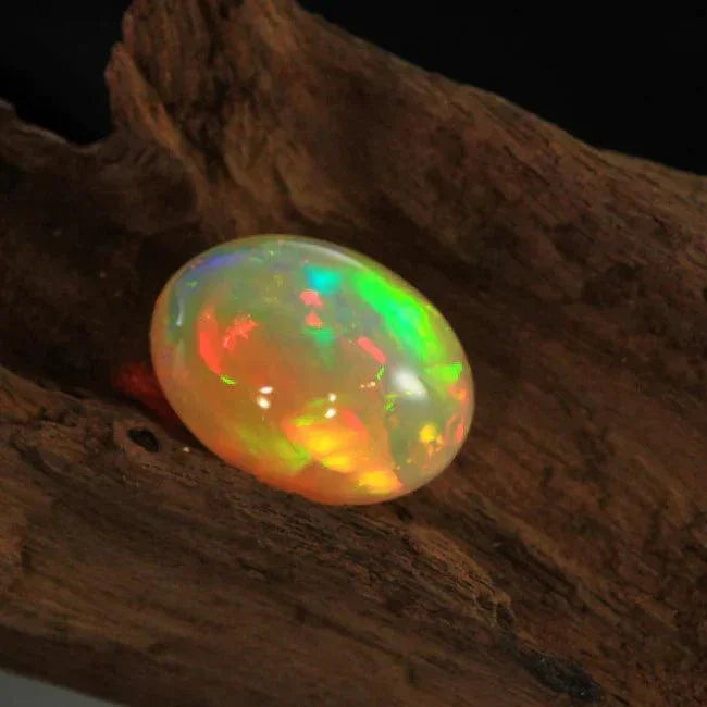 Brahmatells Fire Opal Australian (Doodhiya Patthar): Enhance Your Life with Vibrant Energy - BrahmatellsStore