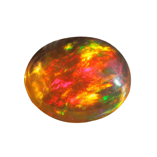 Brahmatells Fire Opal Australian (Doodhiya Patthar): Enhance Your Life with Vibrant Energy - BrahmatellsStore