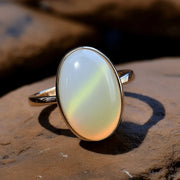 Brahmatells Fire Opal Australian (Doodhiya Patthar): Enhance Your Life with Vibrant Energy - BrahmatellsStore