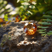 Brahmatells Hessonite Gomed Dark-Tone Ring | Explore Astrological Elegance - BrahmatellsStore