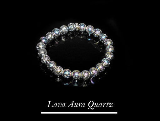 Brahmatells Lava Aura Quartz Bracelet – Embrace Earthy Elegance - BrahmatellsStore