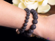 Brahmatells LAVA Round Beaded Bracelet – Embrace Earthy Elegance - BrahmatellsStore