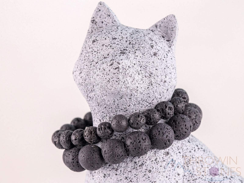 Brahmatells LAVA Round Beaded Bracelet – Embrace Earthy Elegance - BrahmatellsStore