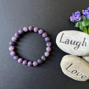Brahmatells Lepidolite Crystal Bracelet – Elegant Natural Gemstone Accessory - BrahmatellsStore