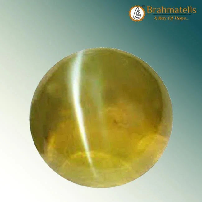 Brahmatells Madagascar Cats Eye Chrysoberyl - Lehsunia: A Ketu-Aligned Astrological Stone - BrahmatellsStore