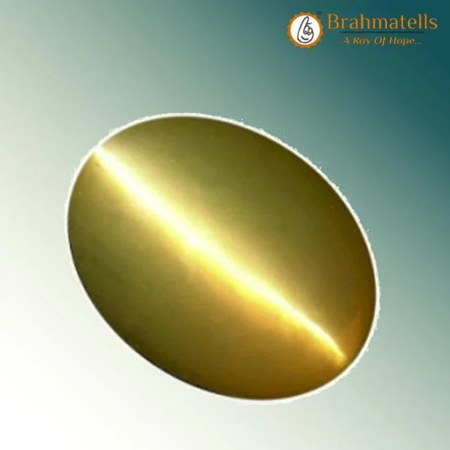Brahmatells Madagascar Cats Eye Chrysoberyl - Lehsunia: A Ketu-Aligned Astrological Stone - BrahmatellsStore