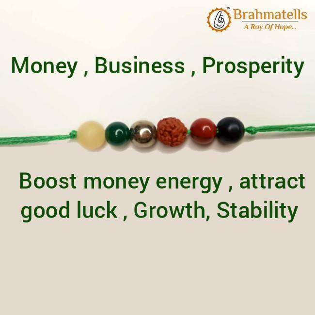 Brahmatells Money, Business, and Prosperity Crystal Band - BrahmatellsStore