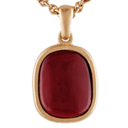 Brahmatells Premium Red Coral Wine-Red Pendant: Astrological Elegance Redefined - BrahmatellsStore