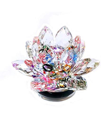 Brahmatells Radiant Crystal Lotus: Spiritual Decor for Every Home - BrahmatellsStore