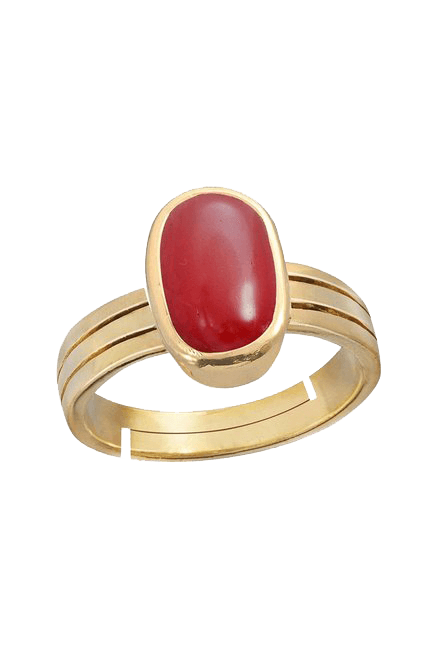 Brahmatells Red Coral Capsule-Cherry-Red Ring: Unleash Mars' Power for Life Mastery - BrahmatellsStore