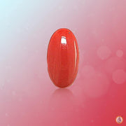 Brahmatells Red Coral Oval-Apple-Red: Mars-Aligned Gemstone for Strength - BrahmatellsStore