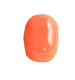 Brahmatells Red Coral Oval-Natural-Rose-Red: Mars-Aligned Gemstone for Empowerment - BrahmatellsStore
