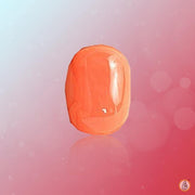 Brahmatells Red Coral Oval-Natural-Rose-Red: Mars-Aligned Gemstone for Empowerment - BrahmatellsStore