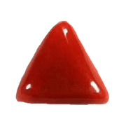 Brahmatells Red Coral Triangle-Deep-Red: A Mars-Inspired Astrological Gemstone - BrahmatellsStore