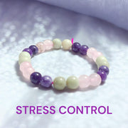 Brahmatells Stress Control Bracelet - Calming Gemstone Jewelry for Mindfulness - BrahmatellsStore