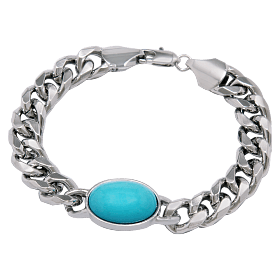 Brahmatells Turquoise Aqua Bracelet: Embrace Jupiter's Wisdom - BrahmatellsStore