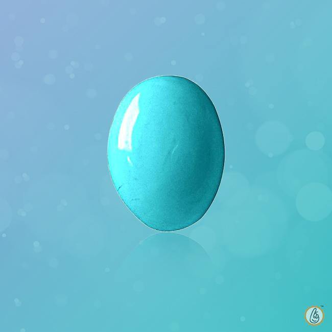 Brahmatells Turquoise Dark-Cyan: Jupiter's Gemstone for Harmony and Success - BrahmatellsStore