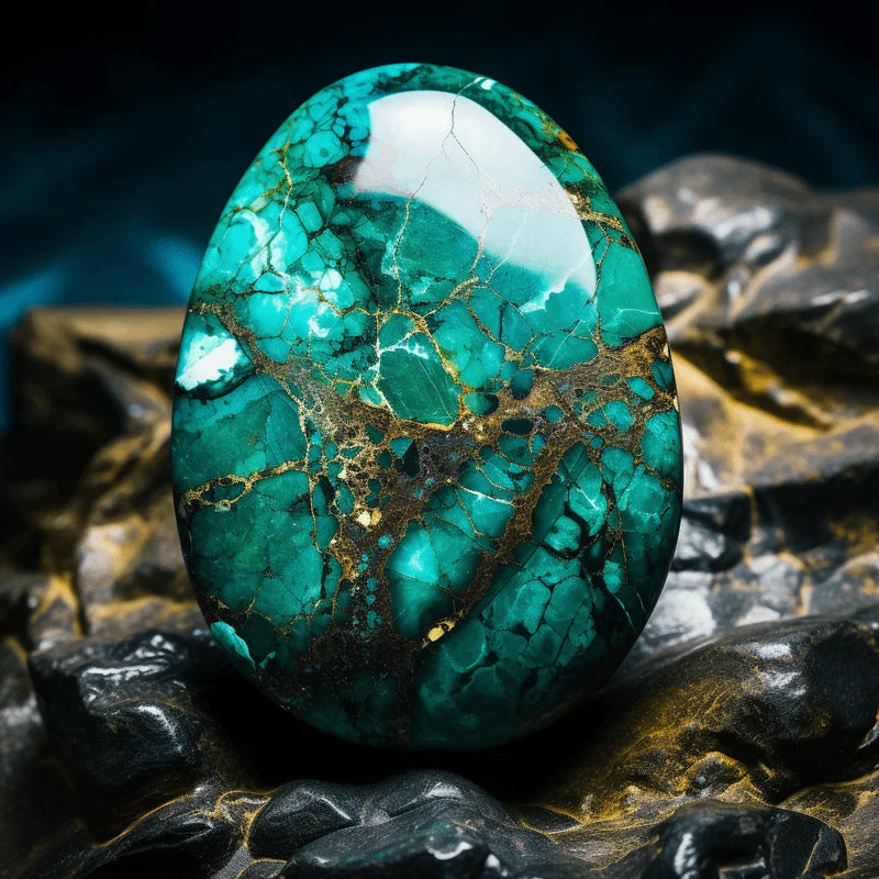Brahmatells Turquoise Gemstone Aqua: Jupiter's Harmonizing Stone - BrahmatellsStore