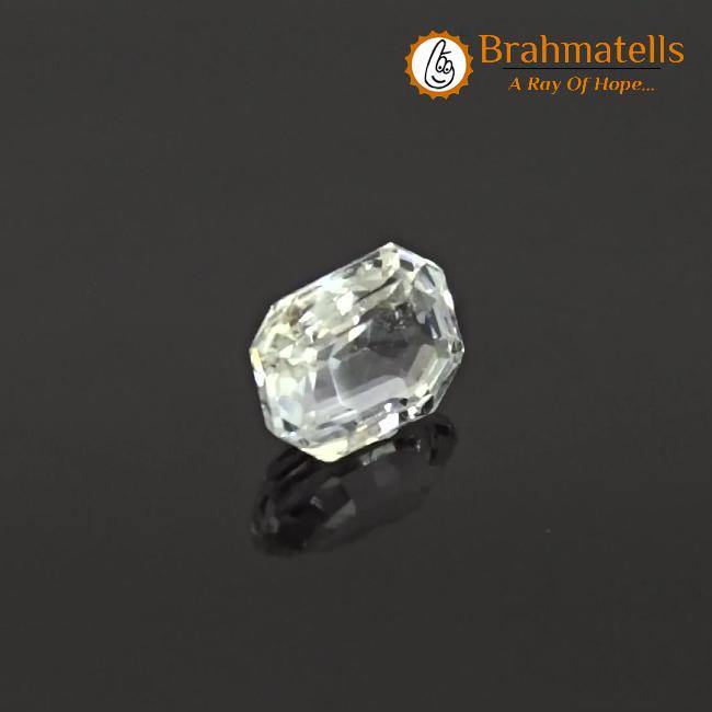 Brahmatells White Sapphire (Burma): Radiance for Success and Well-being - BrahmatellsStore