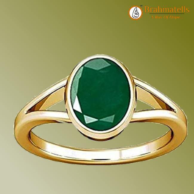 Brahmatells Zambian Emerald - Panna: Unleash Mercury's Astrological Power - BrahmatellsStore