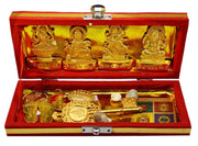 Brass Sri Dhan Laxmi -Kuber Bhandari Yantra (Gold) - BrahmatellsStore