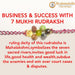 Business & Success With 7 Mukhi Rudraksha - BrahmatellsStore